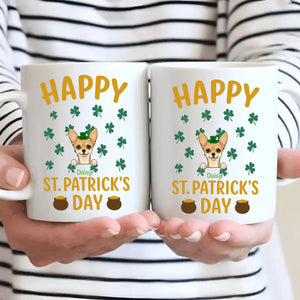 Magic Dog Mug – Leprechaun Dog & Shamrocks for St. Patrick’s Day - 89Prints