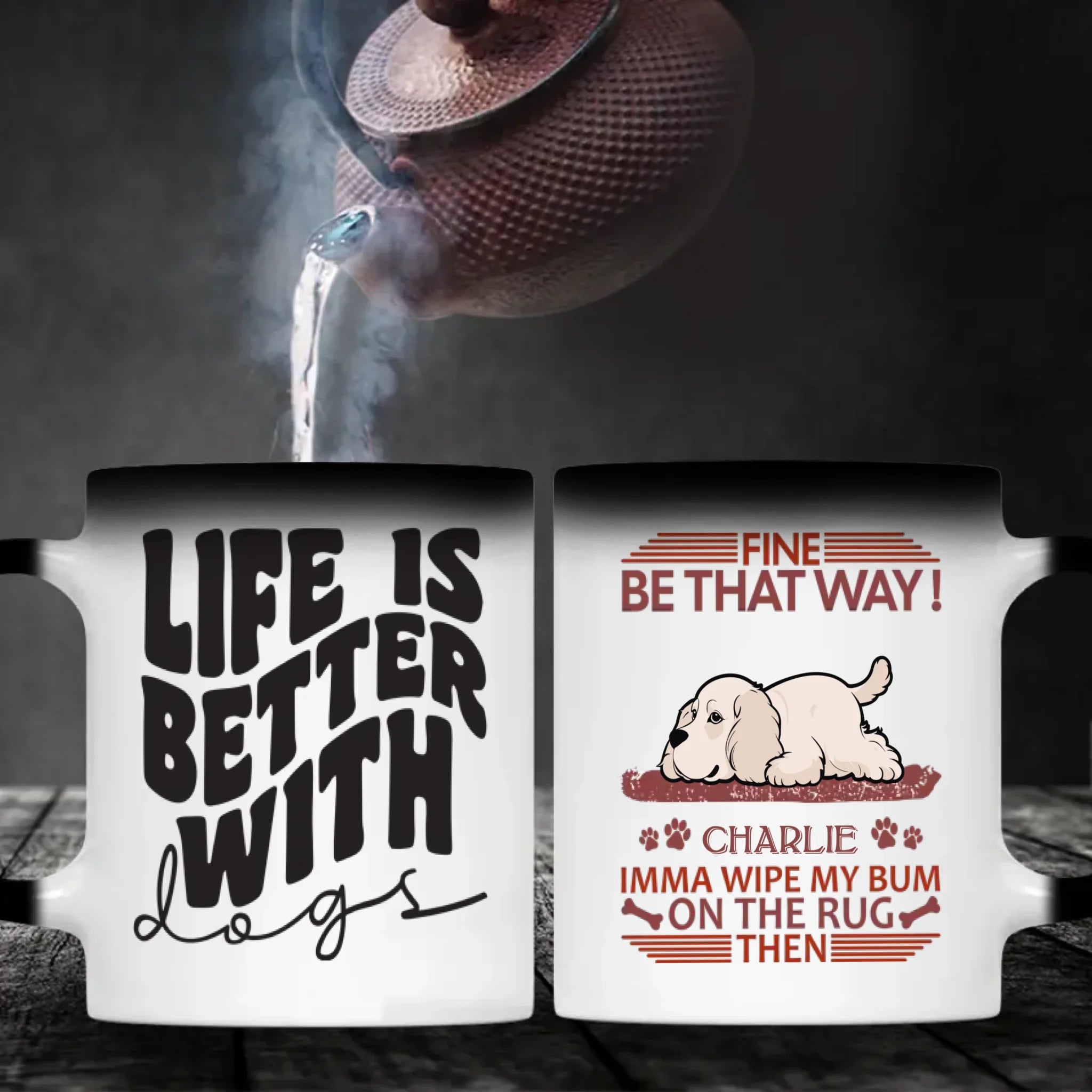 Custom American Cocker Spaniel Mug - Fine, Be That Way - Personalized Dog Clipart Gift - 89Prints