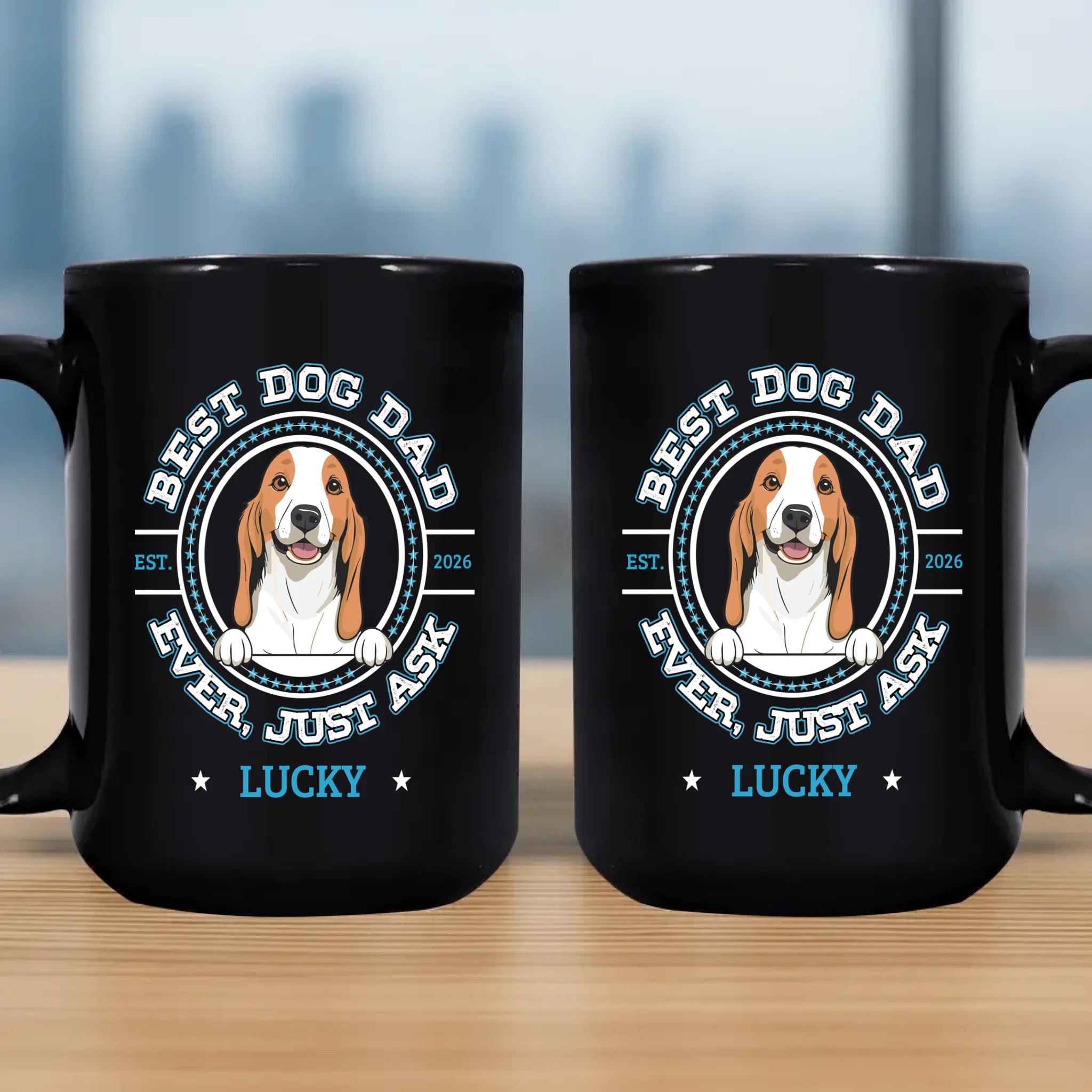 Unforgettable Dog Mug - Best Dog Dad, Ever, Just Ask - 89Prints