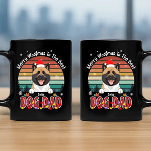 One-of-a-kind Dog Dad Mug - Merry Woofmas To The Best - 89Prints