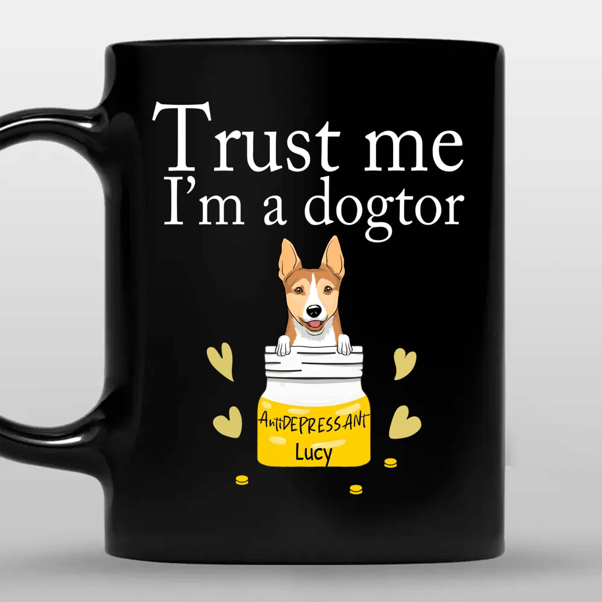 Thoughtful Personalized Dog Mug – Trust Me, I’m a Dogtor | 89Prints