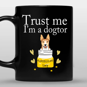 Thoughtful Personalized Dog Mug – Trust Me, I’m a Dogtor | 89Prints