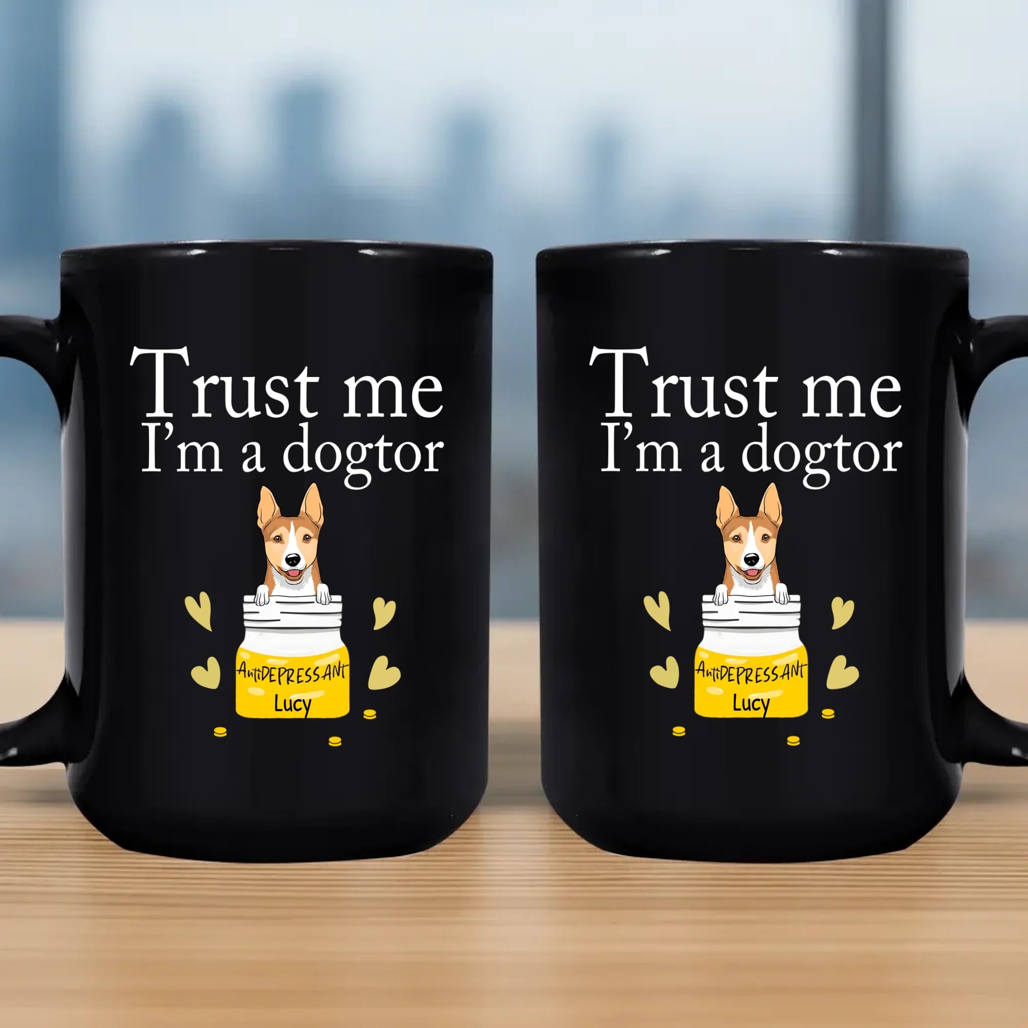 Thoughtful Personalized Dog Mug – Trust Me, I’m a Dogtor | 89Prints