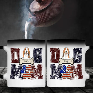 Unique Dog Mom Mug - Customized With Dog's Clipart And Name - 89Prints