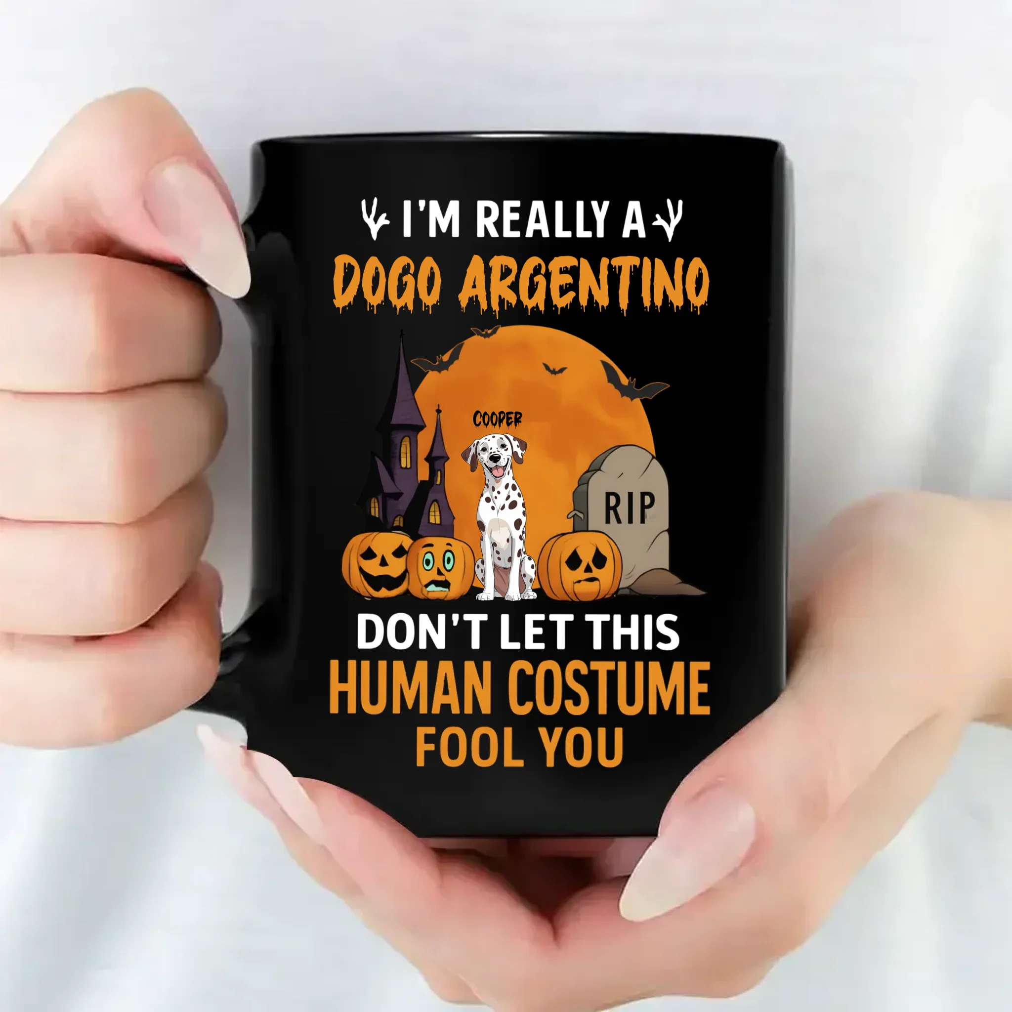 Special Custom Dog Mug - I'm Really A Dogo Argentino - 89Prints
