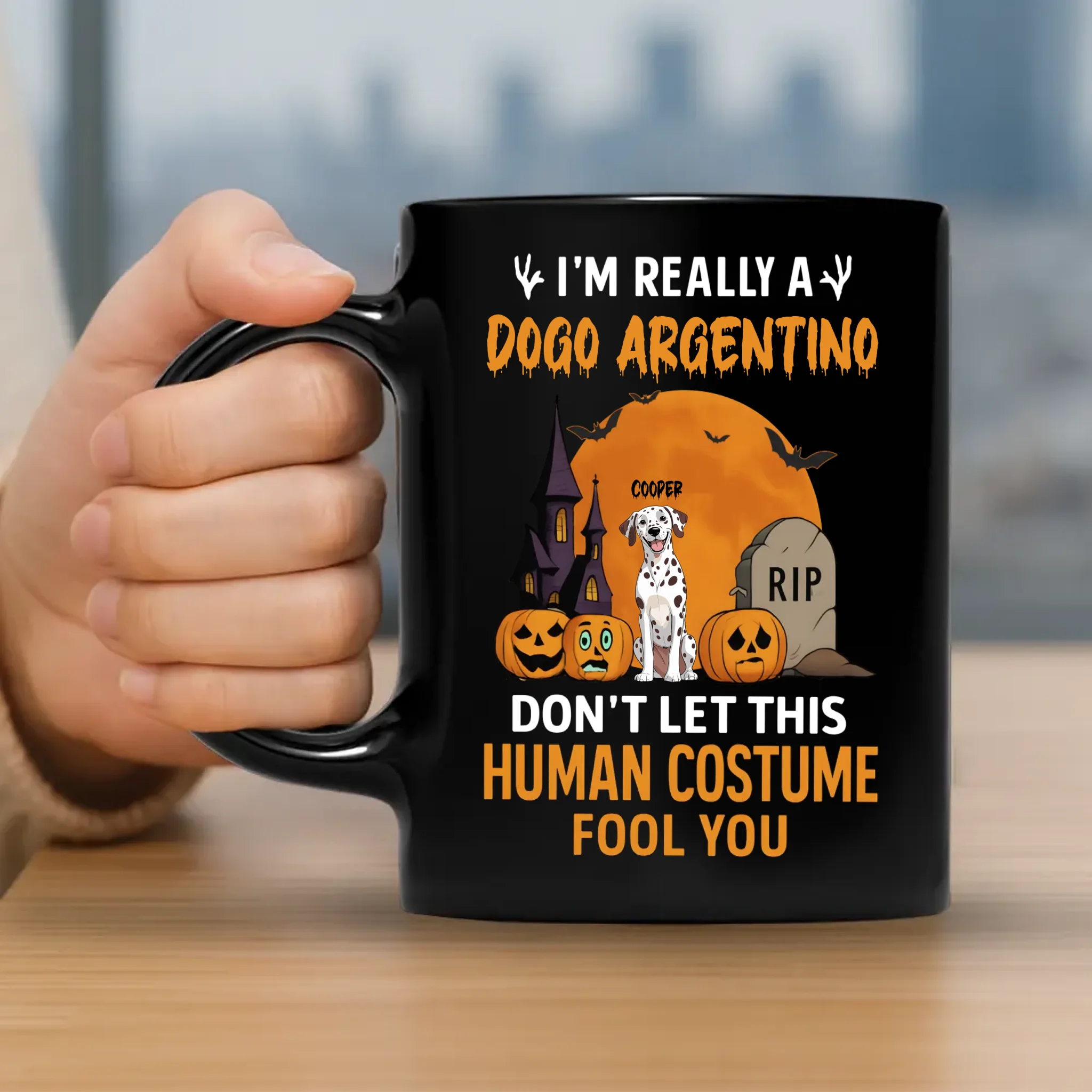 Special Custom Dog Mug - I'm Really A Dogo Argentino - 89Prints