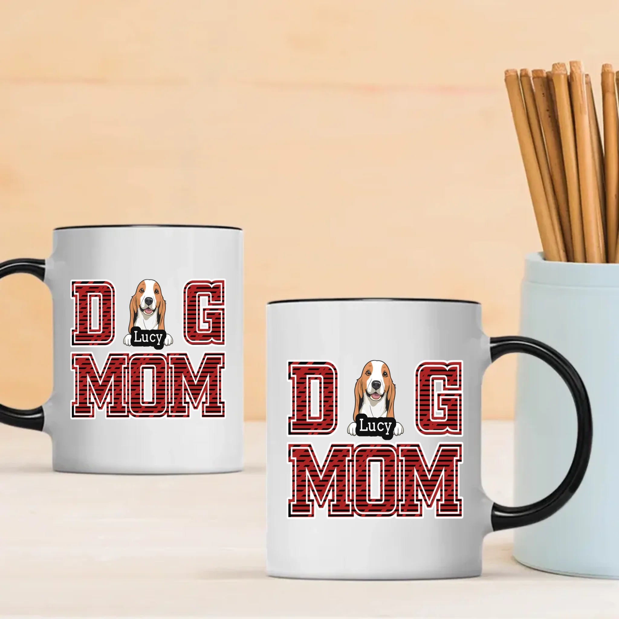 Memorable Presents For Dog Lovers - Custom Dog Mom Mug - 89Prints