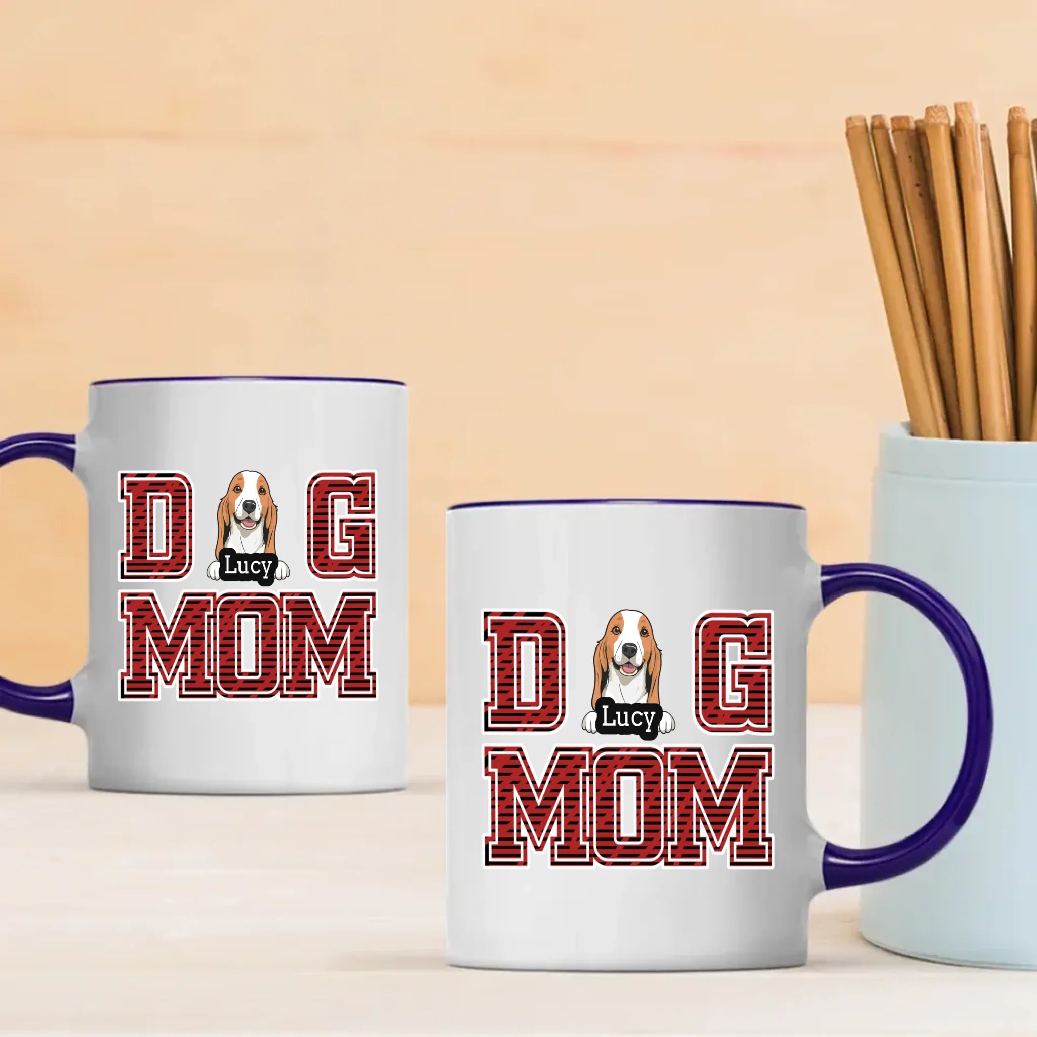 Memorable Presents For Dog Lovers - Custom Dog Mom Mug - 89Prints