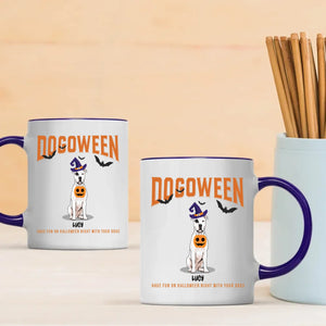 Signature Halloween Dog Mug - Dogoween Custom Gift For Dog Lovers - 89Prints