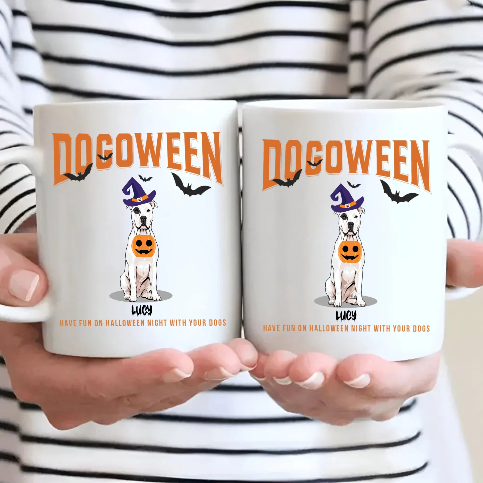 Signature Halloween Dog Mug - Dogoween Custom Gift For Dog Lovers - 89Prints