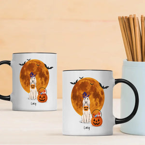 One-of-a-kind Halloween Dog Mug - Custom With Dog Name & Clipart - 89Prints