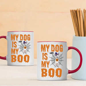 Personalized Halloween Dog Mug - My Dog Is My Boo - 89Prints