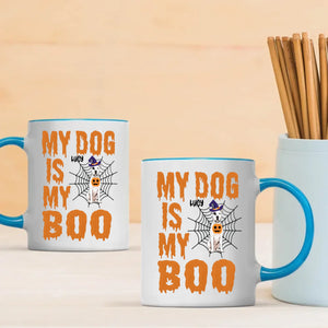 Personalized Halloween Dog Mug - My Dog Is My Boo - 89Prints