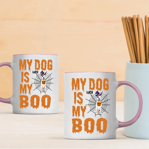 Personalized Halloween Dog Mug - My Dog Is My Boo - 89Prints