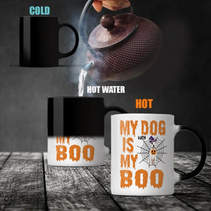 Personalized Halloween Dog Mug - My Dog Is My Boo - 89Prints