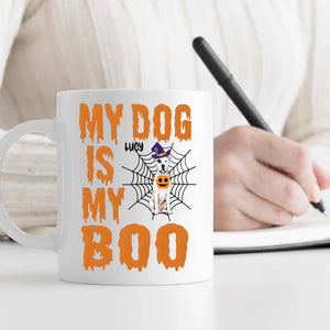 Personalized Halloween Dog Mug - My Dog Is My Boo - 89Prints