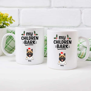 Individualized Christmas Dog Mug - Custom 