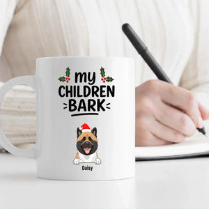 Individualized Christmas Dog Mug - Custom 