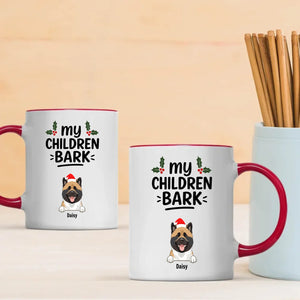 Individualized Christmas Dog Mug - Custom 