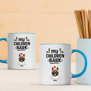 Individualized Christmas Dog Mug - Custom 