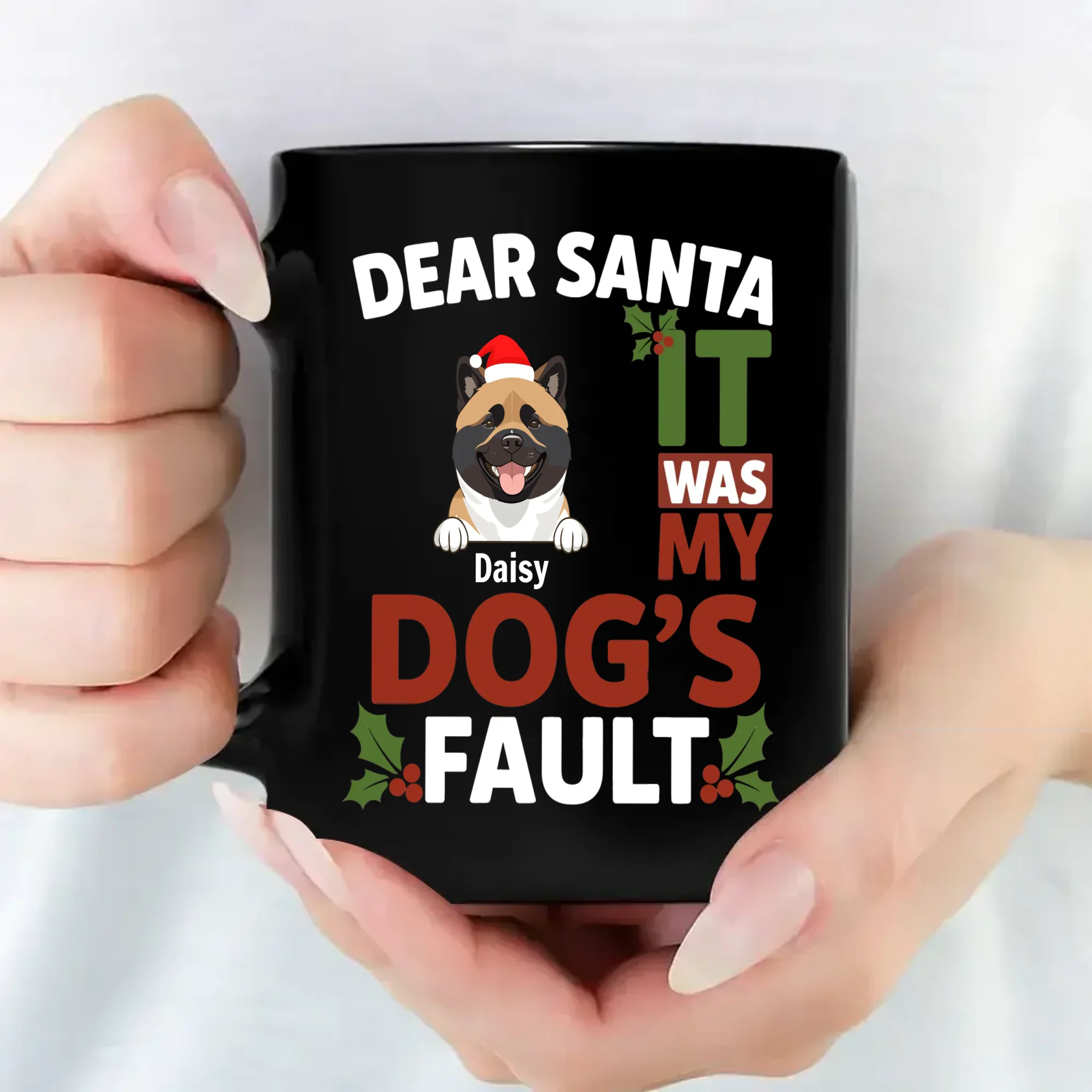 Exclusive Christmas Dog Mug – Custom 