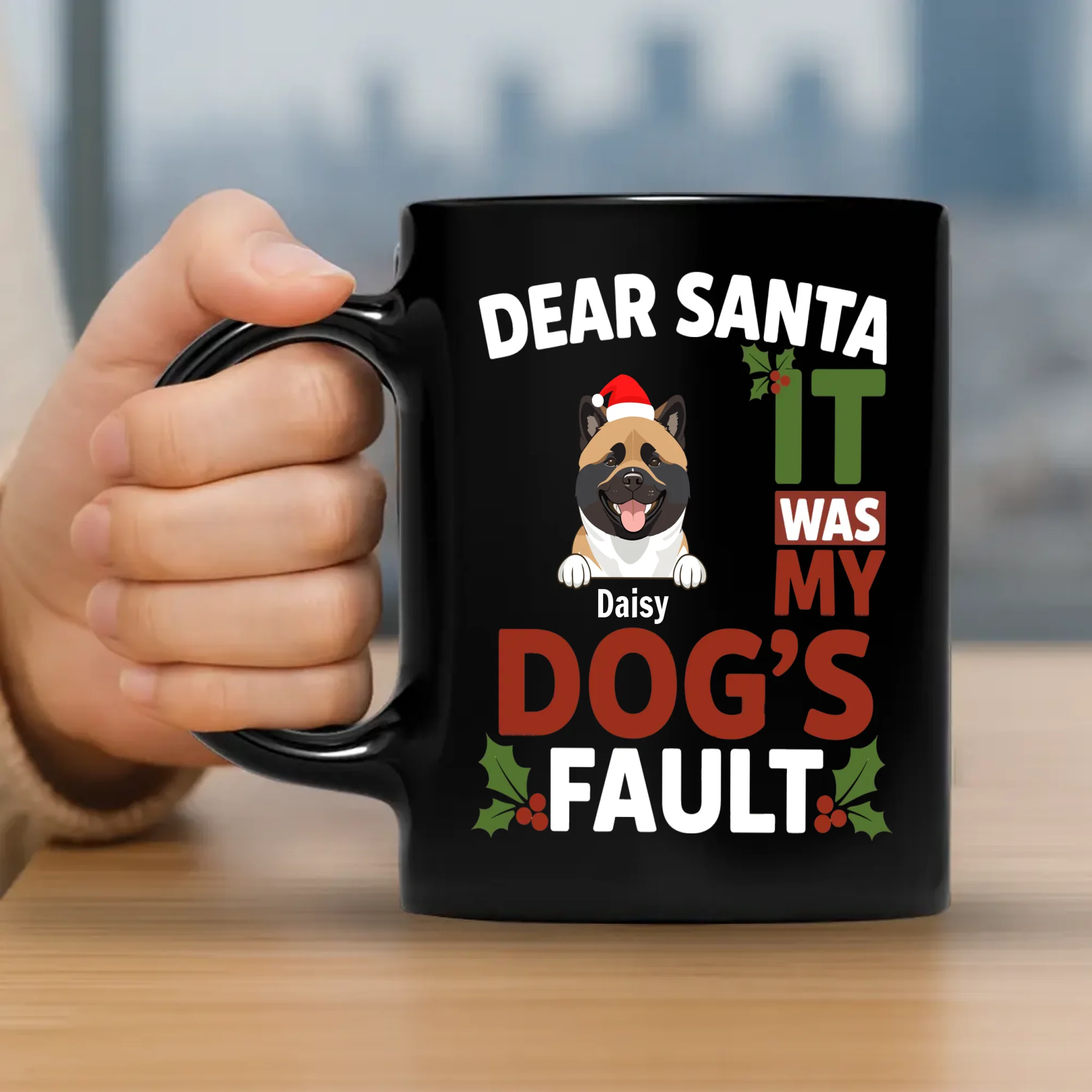 Exclusive Christmas Dog Mug – Custom 