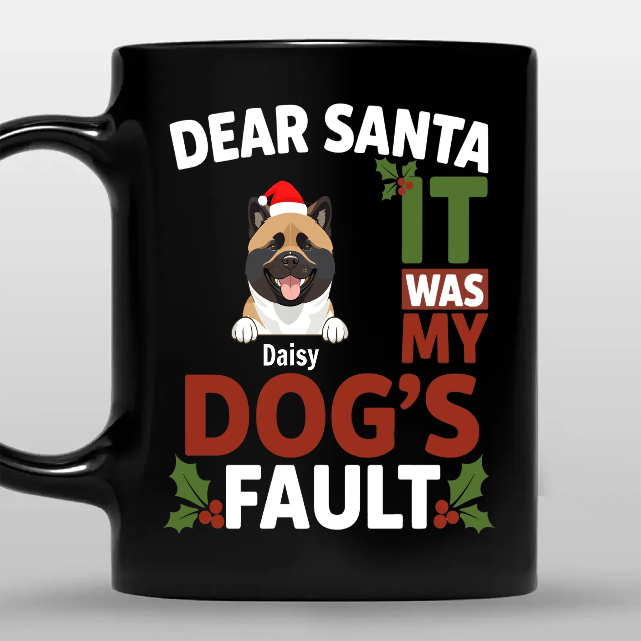 Exclusive Christmas Dog Mug – Custom 