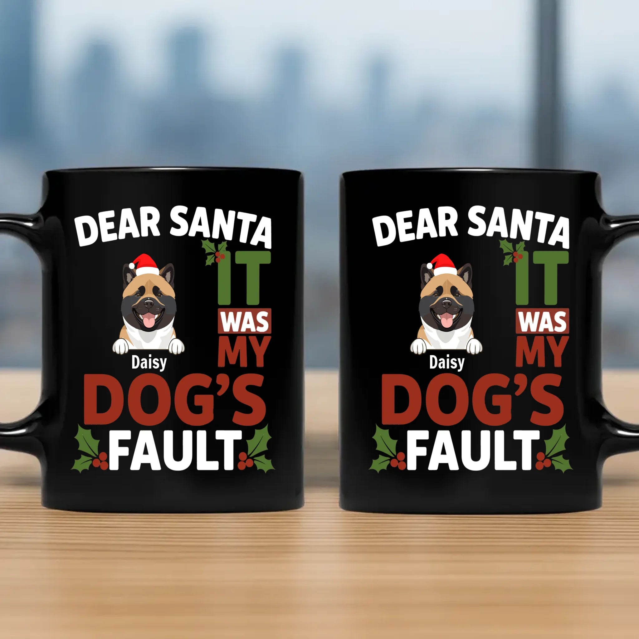 Exclusive Christmas Dog Mug – Custom 