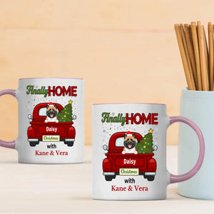 Unforgettable Christmas Dog Mug - Finally Home With (Custom Name) - 89Prints