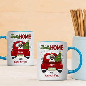 Unforgettable Christmas Dog Mug - Finally Home With (Custom Name) - 89Prints