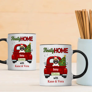 Unforgettable Christmas Dog Mug - Finally Home With (Custom Name) - 89Prints