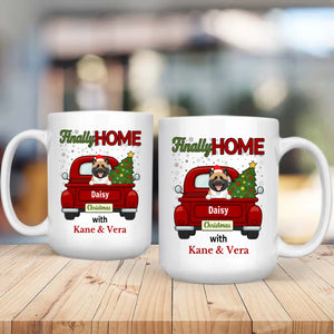 Unforgettable Christmas Dog Mug - Finally Home With (Custom Name) - 89Prints