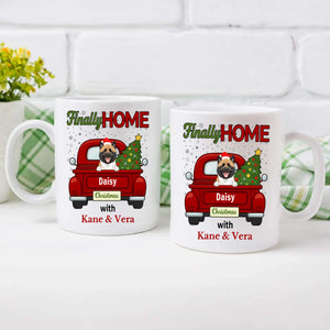 Unforgettable Christmas Dog Mug - Finally Home With (Custom Name) - 89Prints