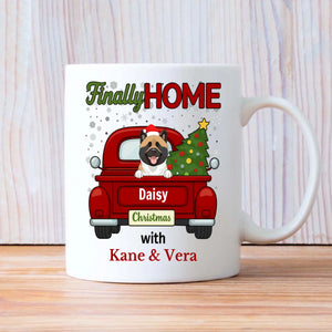 Unforgettable Christmas Dog Mug - Finally Home With (Custom Name) - 89Prints
