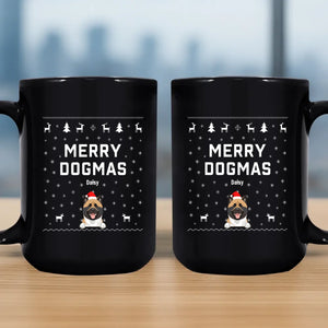 Adorable Christmas Dog Mug - Custom 