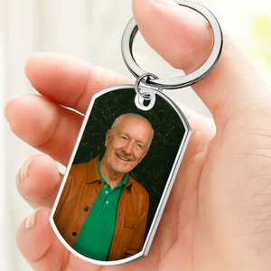 Customized Photo Remembrance Grandparents Keychain - Always Loved, Never Forgotten, Forever Missed Special Keepsake - 89Prints