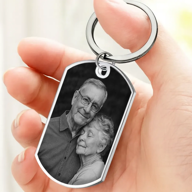 Exclusive Forever In My Arms Sentimental Engraved Keychain - I Will Carry You With Me - 89Prints