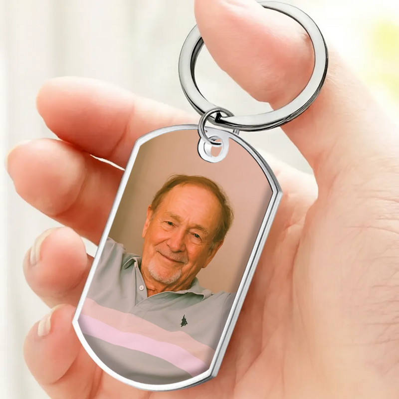 Personalized Carry You With Me Special Photo Grandparents Keychain –  Custom Photo & Engraved Name and Year  - 89Prints