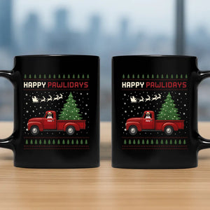Happy Pawlidays Custom Dog Mug – Heartfelt Dog Lover Gift - 89Prints