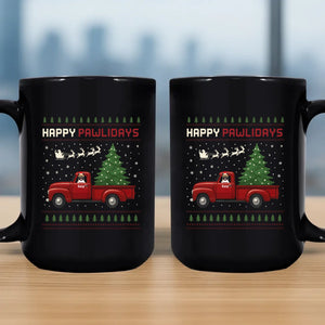 Happy Pawlidays Custom Dog Mug – Heartfelt Dog Lover Gift - 89Prints