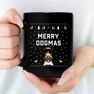 Adorable Christmas Dog Mug - Custom 