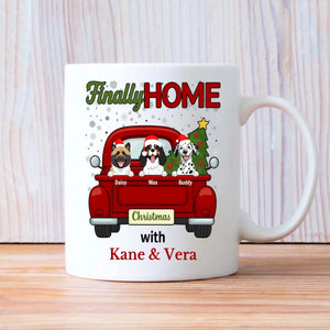 Unforgettable Christmas Dog Mug - Finally Home With (Custom Name) - 89Prints