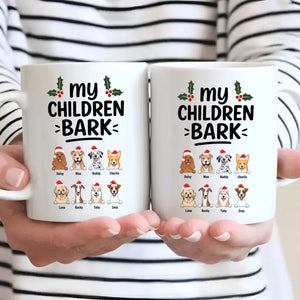 Individualized Christmas Dog Mug - Custom 