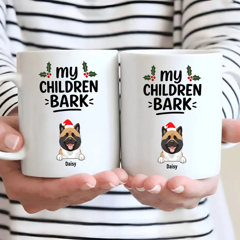 Individualized Christmas Dog Mug - Custom 