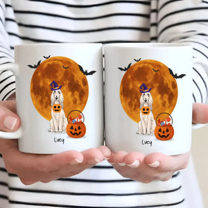 One-of-a-kind Halloween Dog Mug - Custom With Dog Name & Clipart - 89Prints
