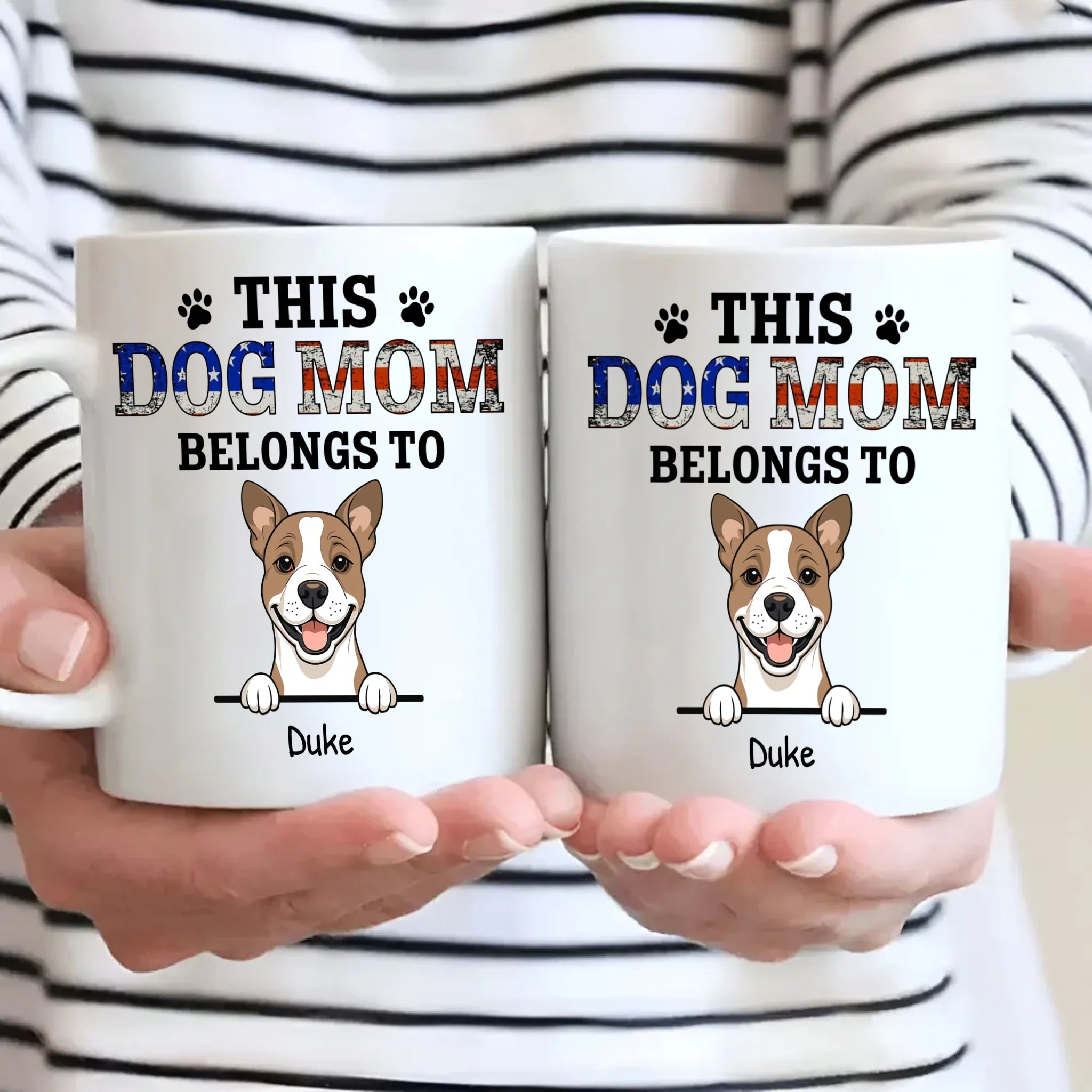 Thoughtful Personalized Dog Mug - This Dog Mom Belongs To - 89Prints