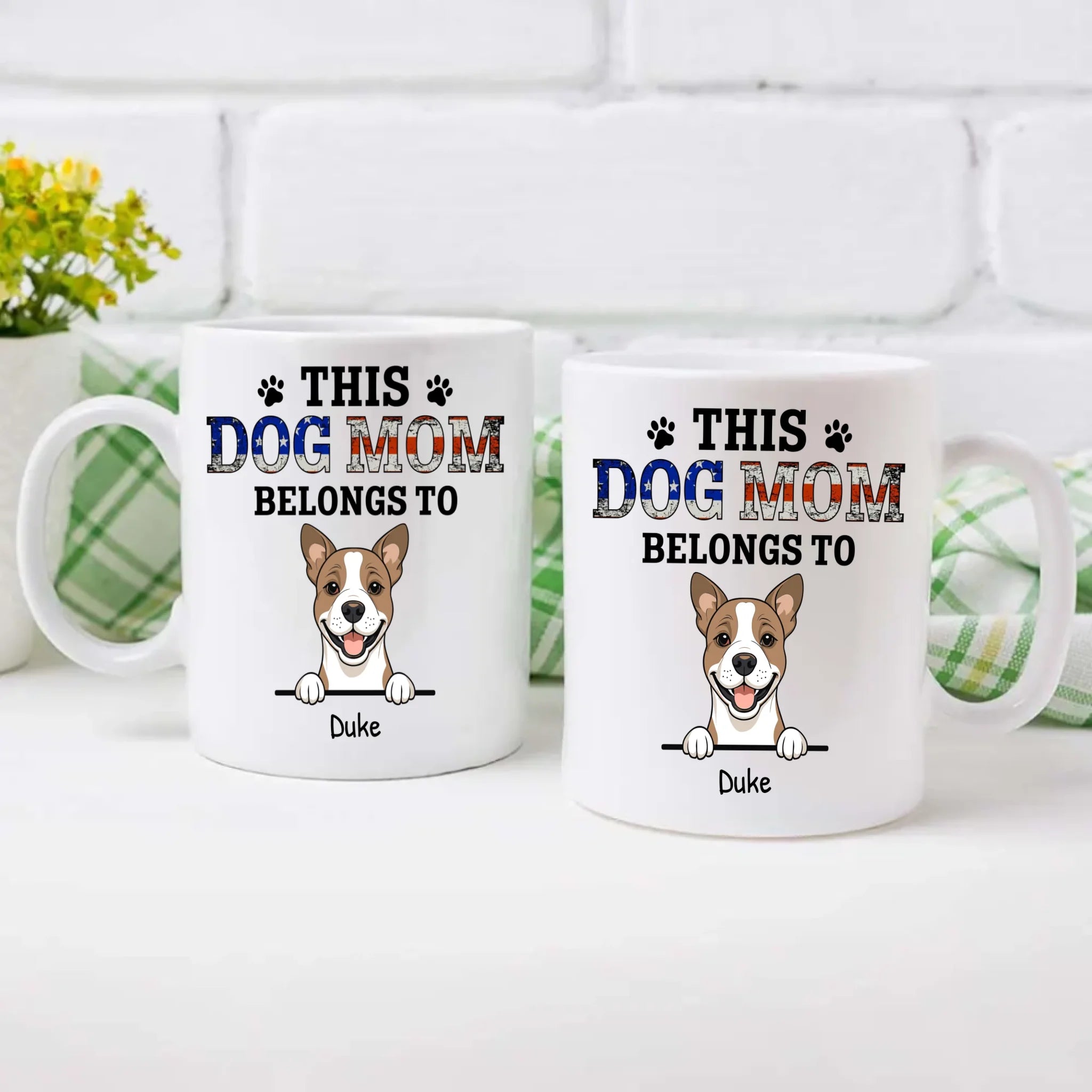 Thoughtful Personalized Dog Mug - This Dog Mom Belongs To - 89Prints