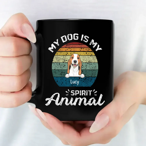 Individualized Dog Mug - My Dog Is My Spirit Animal - 89Prints