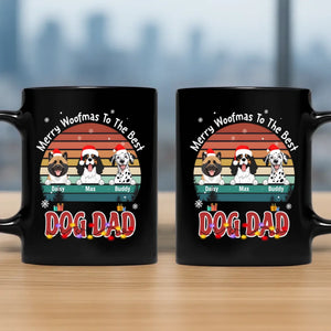 One-of-a-kind Dog Dad Mug - Merry Woofmas To The Best - 89Prints