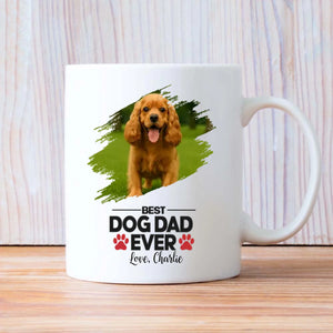 Custom American Cocker Spaniel Mug - Photo & Name Dog Dad Gift - 89Prints